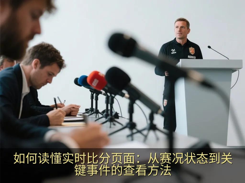 如何读懂实时比分页面：从赛况状态到关键事件的查看方法