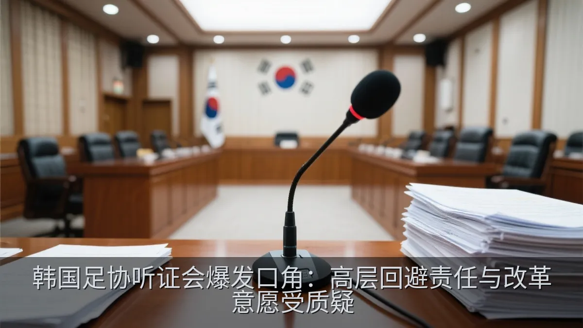 韩国足协听证会爆发口角：高层回避责任与改革意愿受质疑